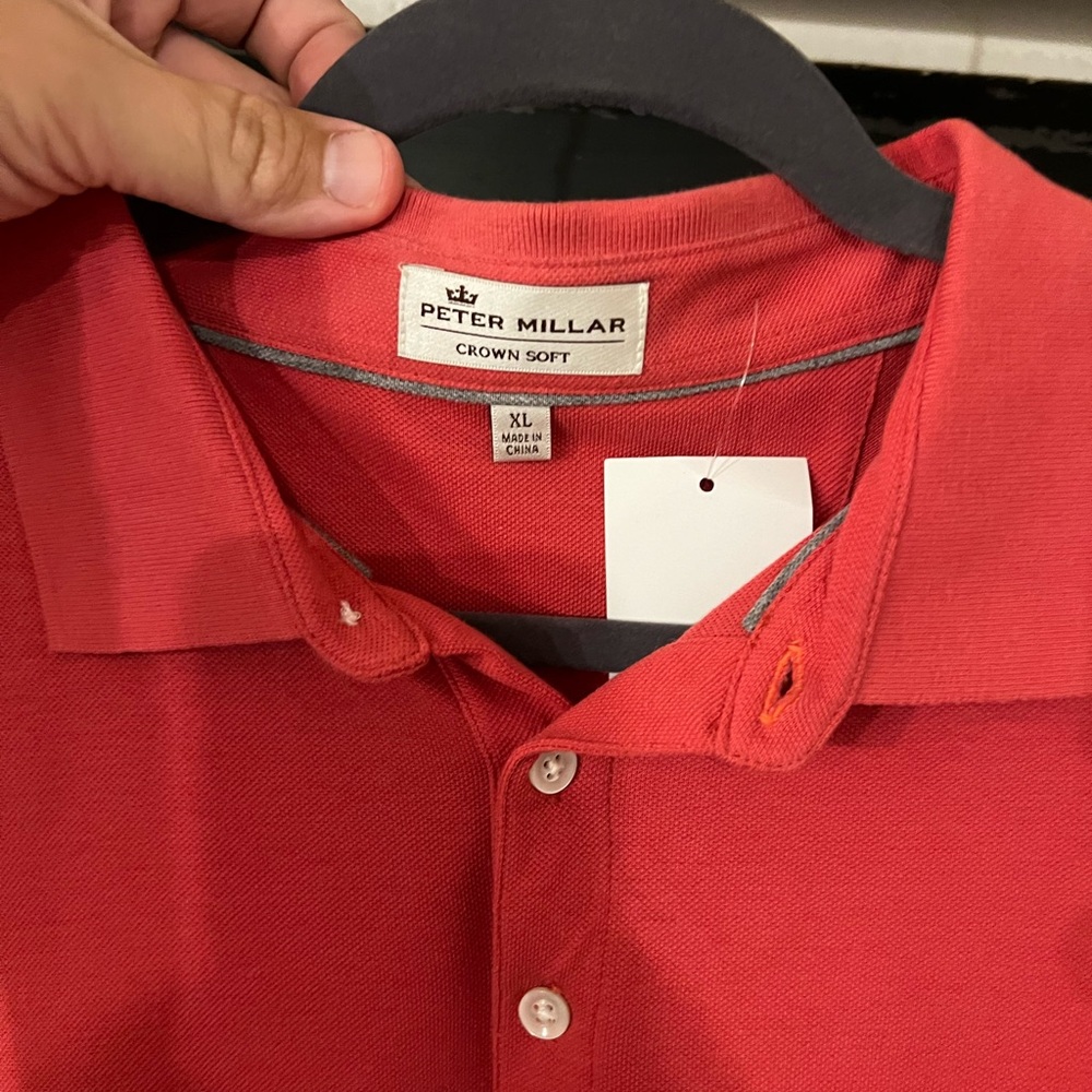 Peter Millar Crown Crafted Pique Polo XL NWT
